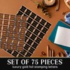 LPSTORE12 Premium Bible Tabs Set, 75 PCS PU Leather Bible