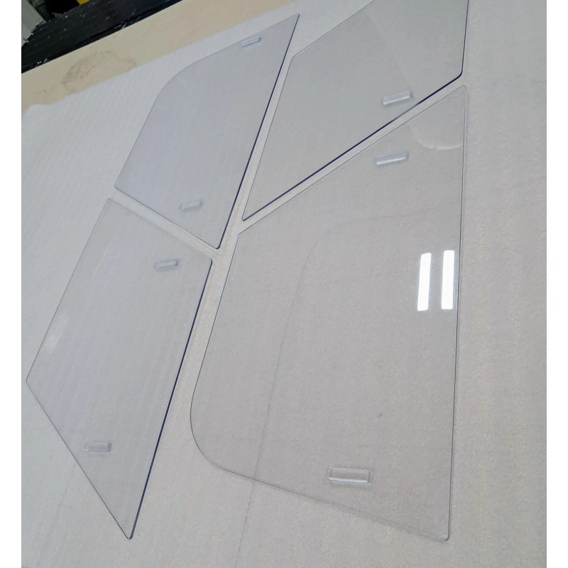DAXCNC MG MGA NEW SIDE CURTAIN SLIDING WINDOWS SET 1956-1962