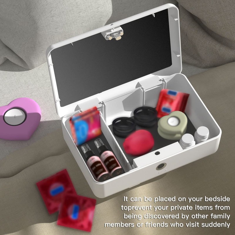 Biometric Fingerprint Storage Box,AICase Portable Cash Jewelry Security Case Lock