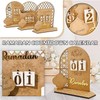 Wooden Ramadan Advent Calendar, Ramadan 30 Days Countdown Calendar Decorations