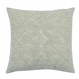 Better Trends Ashton – Luxurious 100% Cotton Tufted Euro Sham in Medallion Design, Super Soft & Lightweight, 26” x 26”, Sage