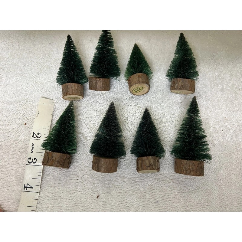 Liberty Falls Miniature Green Trees Accessory 3” Tall Set Of