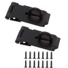 Stainless Steel Padlock Latch, 2 Pcs Door Hasp Lock for