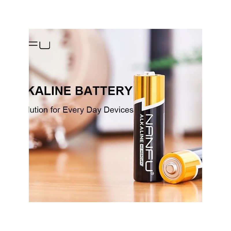 Nanfu Alkaline AA Batteries 48 Pack Accessories