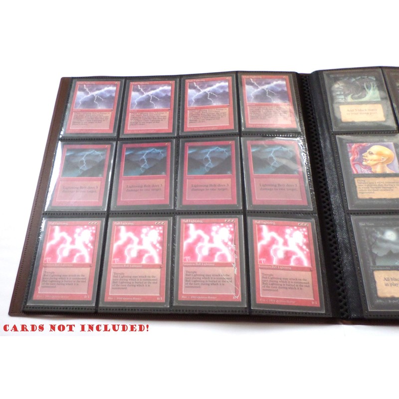 Docsmagic.de Pro-Player Playing Card Album, 4, 9 or 12 Pockets,