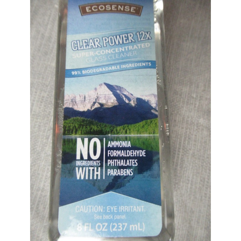 Ecosense New Ecosense Bottle - Clean Power 12X Glass -