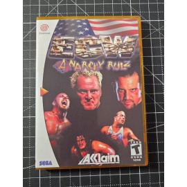SEGA Dreamcast ECW Anarchy Rulz Custom Case With Insert - NO Game or Manual