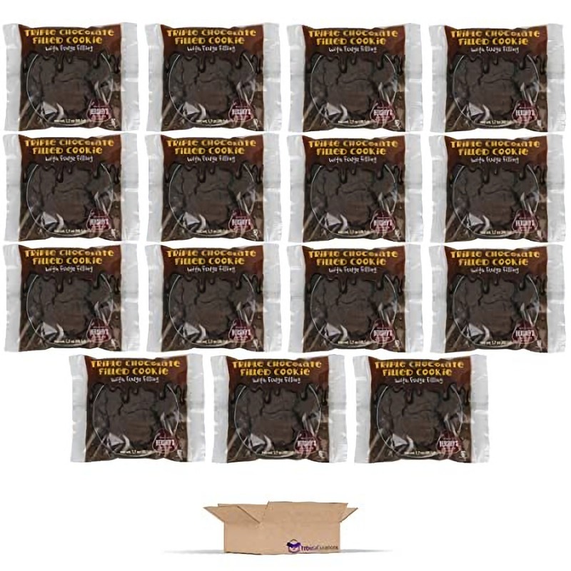 Tribeca Curations Individually Wrapped Whole Grain Triple Chocolate Fudge Filled