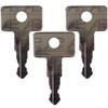 APUK 3x Ignition Switch Key Replacement for John Deere 2040