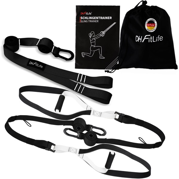 DH-FitLife Kit d'entraînement pour tout le corps de votre corps, kit d'entraînement pour la musculation et l'entraînement à domicile, résistance corporelle pour la maison et les déplacements