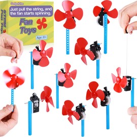 10 Bulk STEM Fan Kits for Kids 8-12, Build Your Own Small Fan Toys STEM Kit, Easy Crafts for Children, Summer Party Favors for Boys Girls, Class Projects Classroom Activities 8 9 10 Year Old