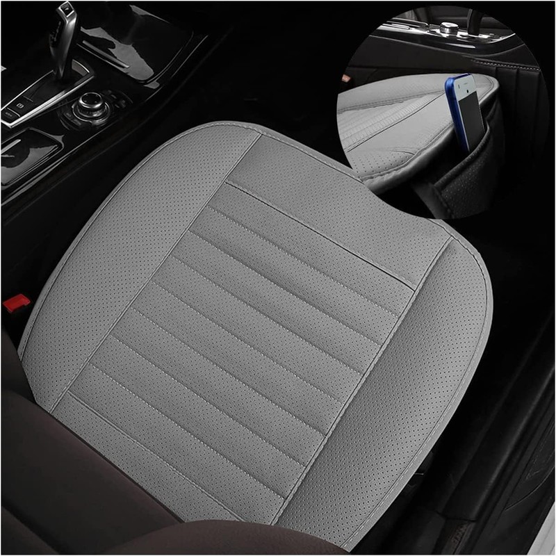 Funda Universal para Asiento de Coche, de Piel, Antideslizante, Suave,