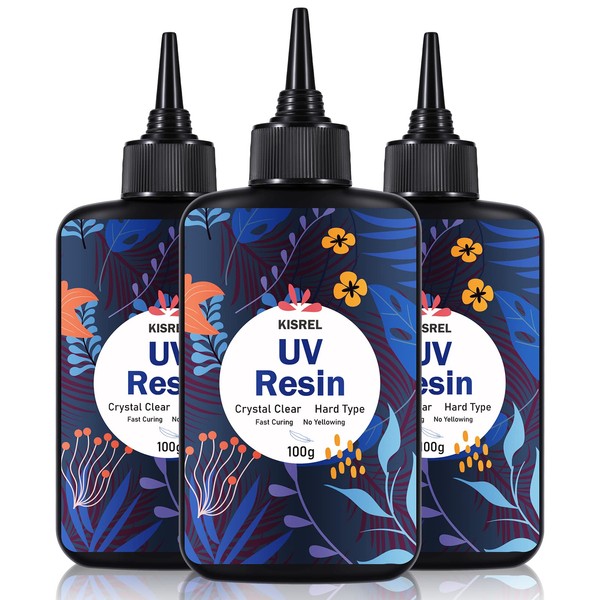 KISREL UV Resin 300g - Upgraded UV Resin Kit, Hard