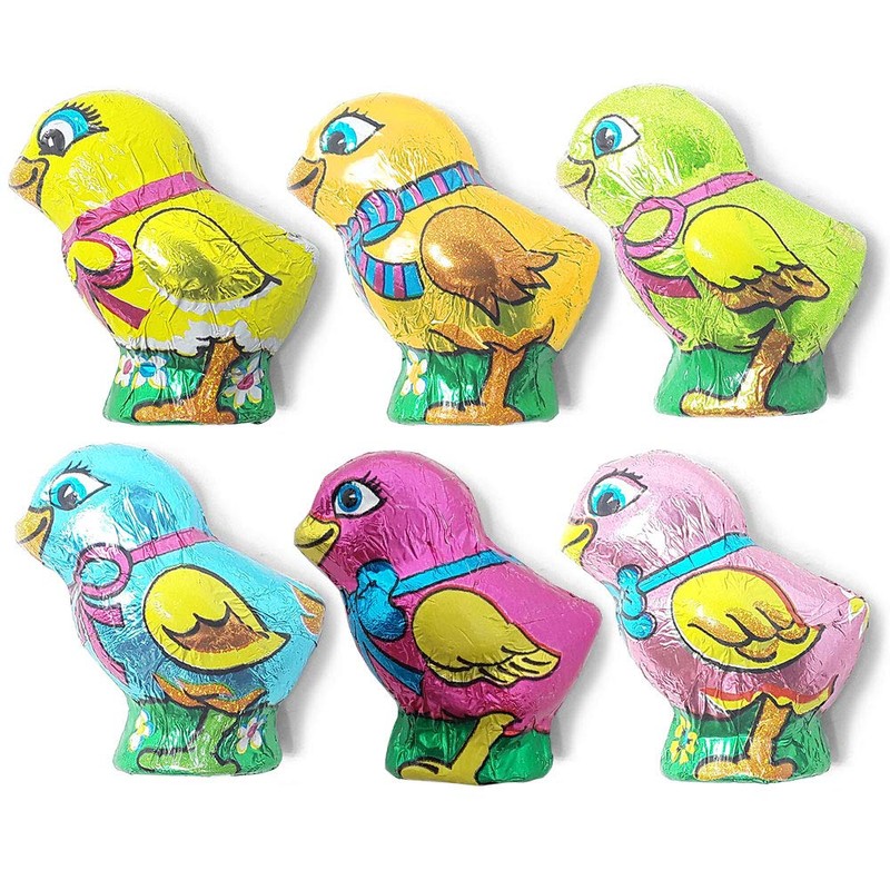 Madelaine Solid Premium Milk Chocolate Easter Baby Chicks Wrapped In