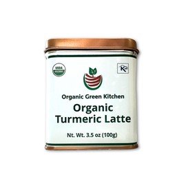 Organic Turmeric Latte Powder, 3.5 oz : Golden Milk Powder with No Added Sugar, Kosher Certified