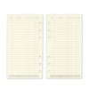 TSUKURIRO Paper Refill 6 Holes for Personal Notebook Set (45