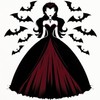 CafePress Vampire Queen Standard Size Playing Cards