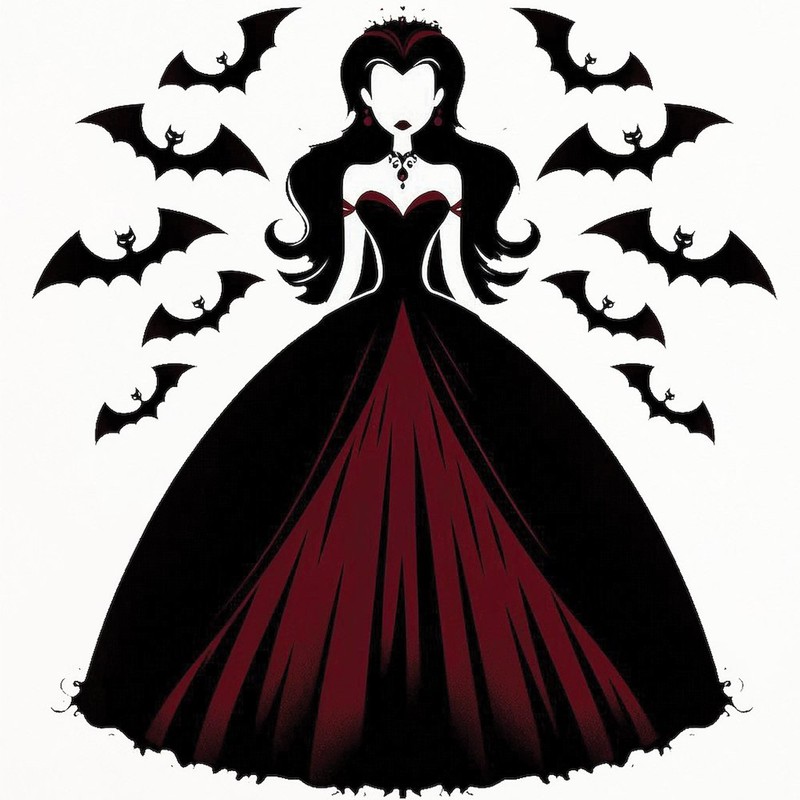 CafePress Vampire Queen Standard Size Playing Cards