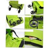 FELTECHELECTR Foldable Portable Shopping Trolley Bag with Wheels Oxford Fabric