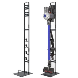 BRIGHTSHOW Vacuum Stand for Dyson V15 V11 V10 V8 V7 V6,Stable Metal Storage Bracket Holder for Handheld DC30 DC31 DC34 DC35 DC58 DC59 DC62 Cordless Vacuum Cleaners Accessories