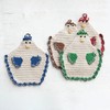 Creative Co-Op Cotton Crocheted Chicken Pot Holder, Multicolor, Set of