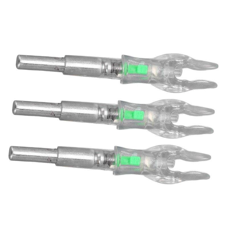 3PCS Lighted Nocks for Arrows Plastic Auto Lighting Archery Arrow