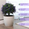 CAZZOVA Artificial Lavender Topiary Ball - Tree for Outdoors with
