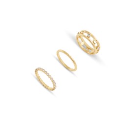 Coach Women's Signature C Open Ring Set