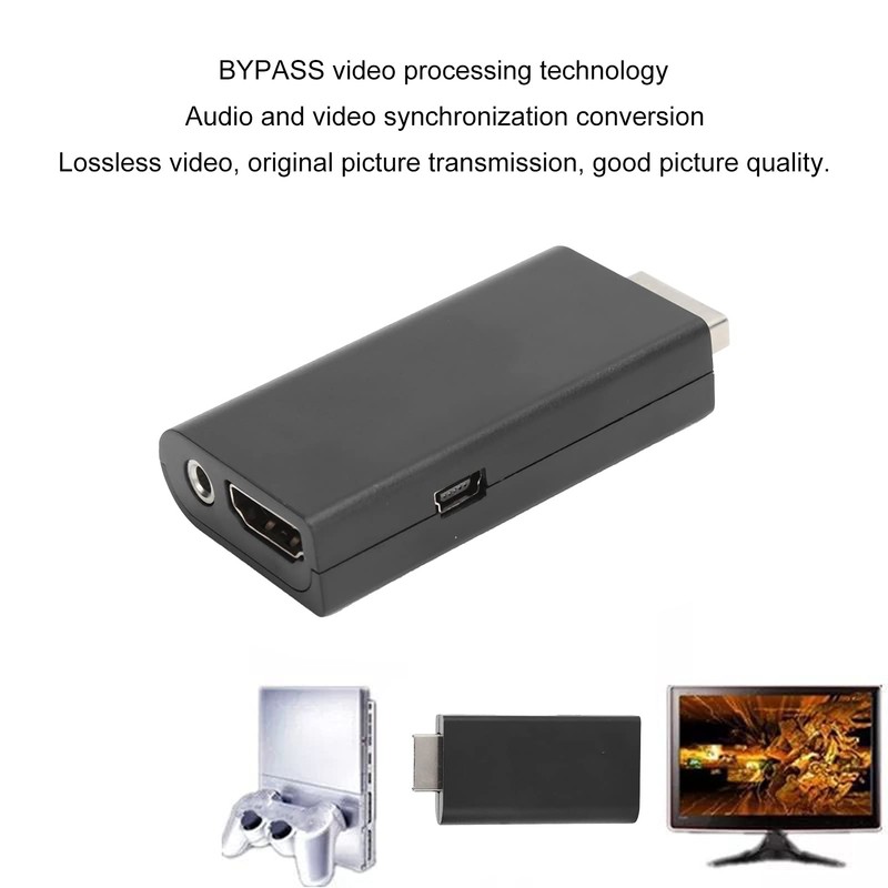 Sanpyl Convertidor Compatible con HDMI, para Adaptador de Interfaz Multimedia