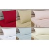 Bedding Heaven 2' 6" Percale Fitted Sheet. Red. Ideal for