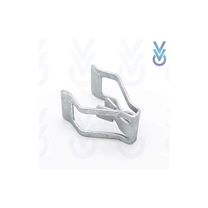 VVO Fasteners 10 x Silver Metal Car Boot Carpet and