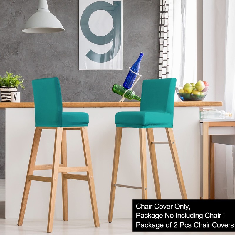 PiccoCasa Chair Cover, Bar Stool Cover, Counter Stool, Elastic Material,