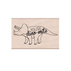 Hero Arts E6333 Wood Stamps, Dino-mite