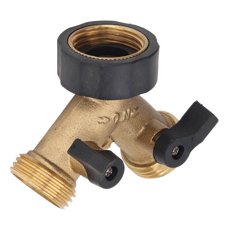 2 Way Ball Valve Durable Brass Plastic Valve Switch 3/4in