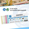 220 Dividers for A4 Folders, Pastel Colours, Dividers Made of