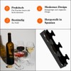 LUFLIPS - Metal Wine Rack, Original and Elegant Design, Stackable.