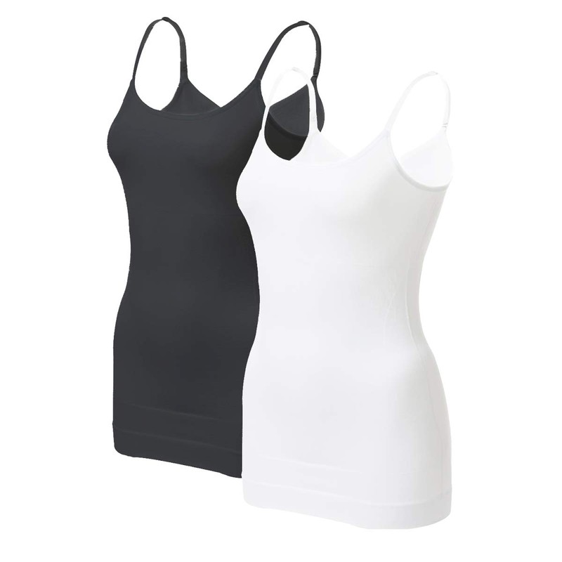 EUYZOU Women's Tummy Control Shapewear Tank Tops - Seamless Body