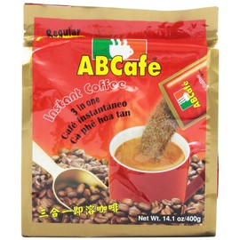 ABCafe 3 in 1 Instant Coffee, Regular, 20-Count