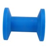 3pcs Trailer Bow Stop Roller Blue PVC Keel Roller Wear