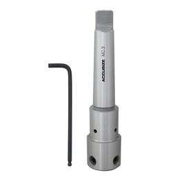 Accusize Industrial Tools Annular Cutter Arbor, Mt3 to 3/4'' Weldon Shank for Drill-Use Annular Cutter on Drill Press, Mc00-0003