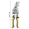 KIMISS Tijeras de corte para láminas de acero inoxidable, ideal