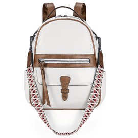 UTO Mini Backpack Purse for Women Vegan Leather Ladies Shoulder Handbag Small Cute Fashion Daypack CA