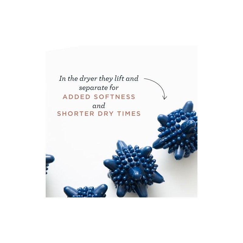 Esembly Agitators, Washer Dryer Balls for Cleaner Softer Laundry, Reusable