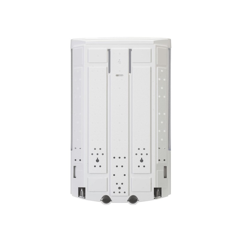 Croydex Double Soap Dispenser, Shower Dispenser Wall Mounted, Lifts Off