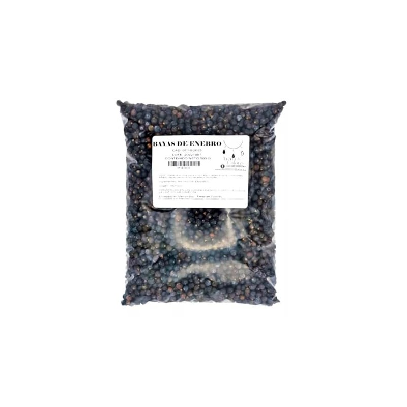Bayas De Enebro Enteras deshidratadas 1 Kg Baya De Junipero