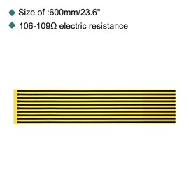 sourcing map 80pcs ESD Anti Static Foot Heel Ground Straps 23.6 x 0.6 Inch Disposable Adjustable for Grounding Removing Static