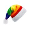 yayafunfun Christmas Hat with Glitter Sequins and Plush Edge for