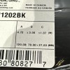 Hammond 1455J1201BK Black Aluminium Instrument Enclosure 122 x 78 x