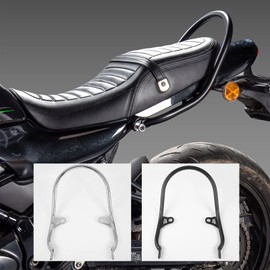 TAZGANTAX Motorcycle Rear Passenger Hand Grab Bar Armrest Compatible with Ka-wasaki Z 900 RS Z-900-RS 2018 2019 2020 2021 2022 2023 2024 Seat Side Hand Rail Kit Hand Grip for Z900RS Part (Chrome)