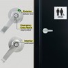 HISAFE Commercial Privacy Indicator Lock, Heavy Duty Grade 2 Bathroom